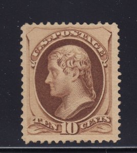 187 VF unused ( mint regummed ) with nice color cv $ 1000 ! see pic !