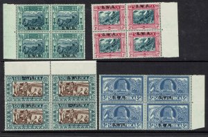 SOUTH WEST AFRICA 1938 VOORTREKKER SET MNH ** BLOCKS