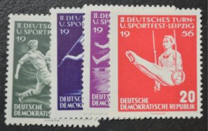 DDR Sc # 297-300, VF MNH