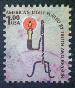 Stamps, United States, Scott #1610, used(o), 1979, Rush Lamp, $1