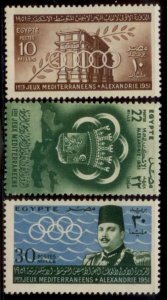 Egypt 1951 SC# 292-4 MNH E90