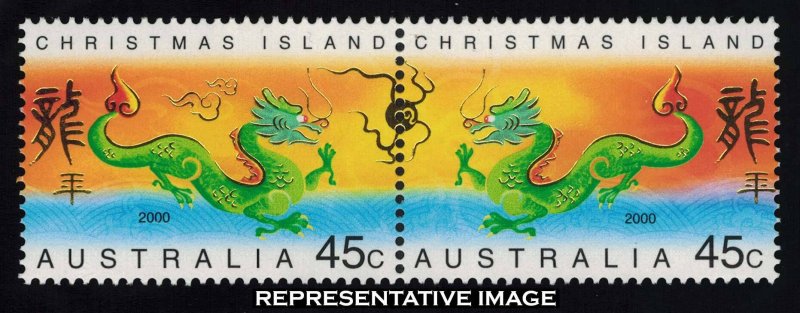 Christmas Islands Scott 425-426 Mint never hinged.