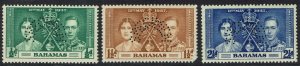 BAHAMAS 1937 KGVI CORONATION SPECIMEN SET 