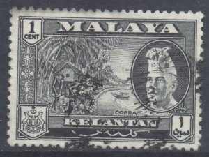 Malaya Kelantan Scott 72 - SG83, 1957 Sultan 1c used