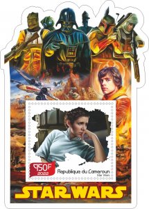 Stamps. Cinema  Space Star Wars Cameroun 2022 year 8 sheets perforated