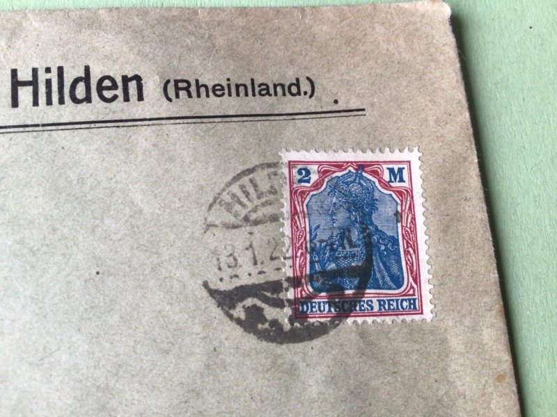 Germany 1922 Rheinland stamps cover  ref 50520