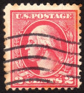 1920, US 2c, Washington, Used, Sc 527