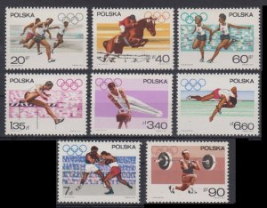 1967 Poland 1761-1768 1968 Olympic Games in Mexiko 4,60 €