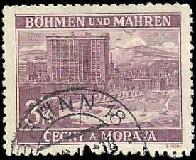 Bohemia and Moravia - 35 - Used - SCV0.30