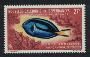 New Caledonia Palette Surgeonfish 27f 1964 MNH SG#386