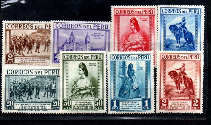 Peru 234-231 Set Mint hinged
