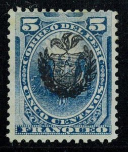 P4794 A - PERU BLACK OVERPRINT. PROOF NO GUM,