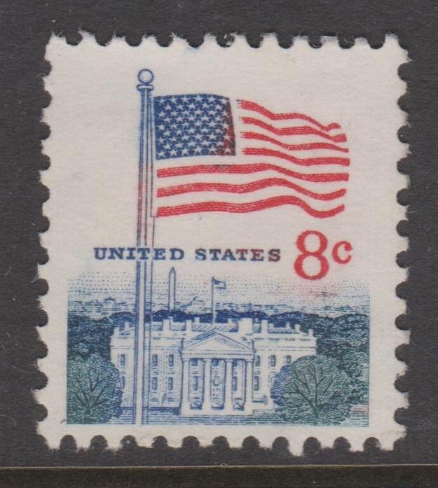 USA #1338-1338G Regular Issue American Flag Stamps, All of Them! M, MNH, MNG