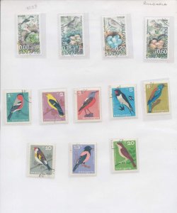 British North Borneo Bulgaria Burma Burundi BIRDS MNH MH Used (Apx 70)PK699