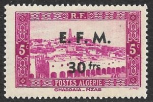 ALGERIA 1943 Emergency Field Message Telegraph US Canadian Military Cables MNH