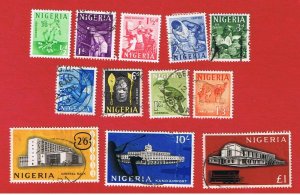 Nigeria #101//113  VF used  Various Scenes  Free S/H