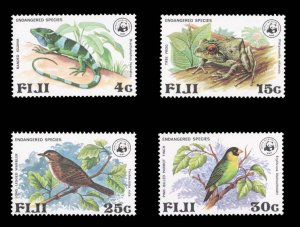 Fiji #397-400 Cat$20.75, 1979 World Wildlife Fund, set of four, never hinged