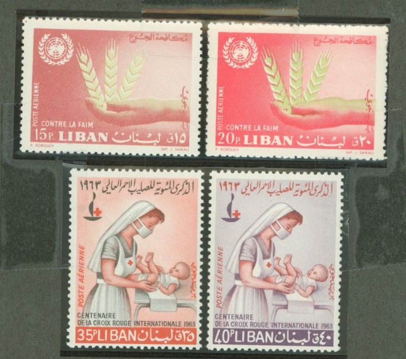 Lebanon #C376-379  Single (Complete Set)