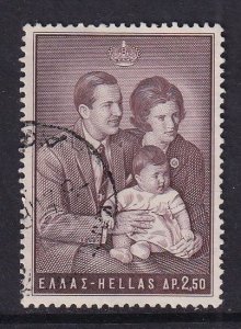 Greece  #877  used 1966 princess Alexia 2.50d