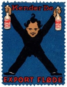 Denmark Poster Stamp Do You Know Export Cream