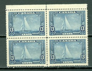 CANADA 1935  ROYAL YACHT #216...NICE BLK...MNH...$50.00