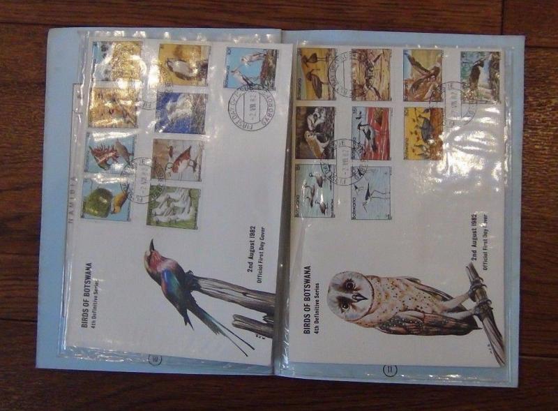 Botswana 1982 Birds Booklet includes MNH set and First Day Cover