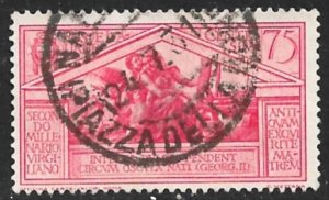 ITALY 1930 75c VIRGIL Issue Sc 253 VFU