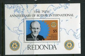 Redonda Rotary Intl S/S MNH Stampworld #49
