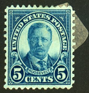 U.S. #637 MINT OG HR