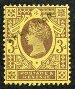 SG203s Jubilee 3d mint Opt SPECIMEN Type 12 mint (sweated gum)