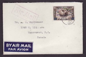 Canada-cover #4473 - 6c Ottawa Conference on 5c Airmail-Sarnia Ont.-Jan  30 1939