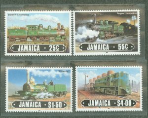 Jamaica #608-11 Mint (NH)