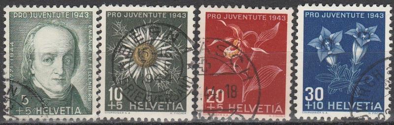 Switzerland #B126-9 F-VF Used CV $10.00  (A2171)