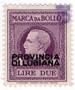 (I.B) Slovenia Revenue : Duty Stamp 2L (Italian Occupation)