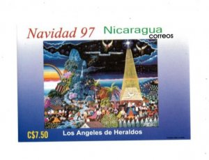 Nicaragua 1998  - Christmas  - Souvenir Stamp Sheet - Scott #2244 - MNH