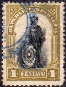 Paraguay 201 - Used - 1c The Republic (1911) (cv $0.30)