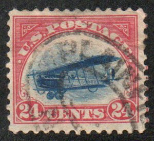 USA #C3 F-VF, light town cancel, vibrant colors! Retails $30