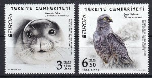 2021 Turkey 4642-4643 Fauna / Europa Cept