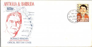 Antigua, Worldwide First Day Cover, Americana