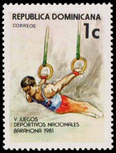 Dom Rep SC 842 - Gymnast - MNH - 1981