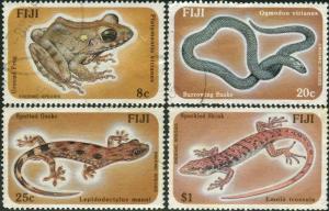 Fiji 1986 SG741-746 Reptiles and Amphibians part set FU