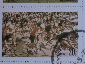 ​SCOTLAND-EYNHALLOW-1976 21ST OLYMPIC GAMES-MONTREAL CTO SHEET VF-EST.$10