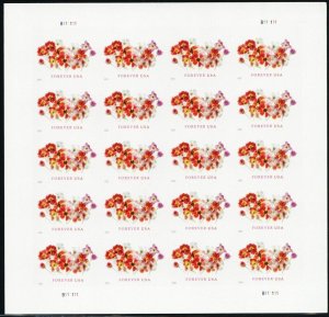 5681a, Mint RARE NO DIE CUTS ERROR Pane of 20 Stamps - Stuart Katz