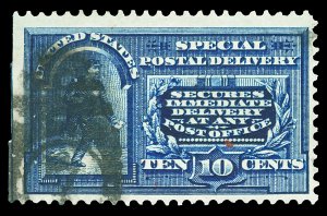 Scott E5 10c Special Delivery Issue Used F-VF Duplex Cancel Cat $12.50