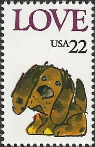 # 2202 MINT NEVER HINGED LOVE PUPPY