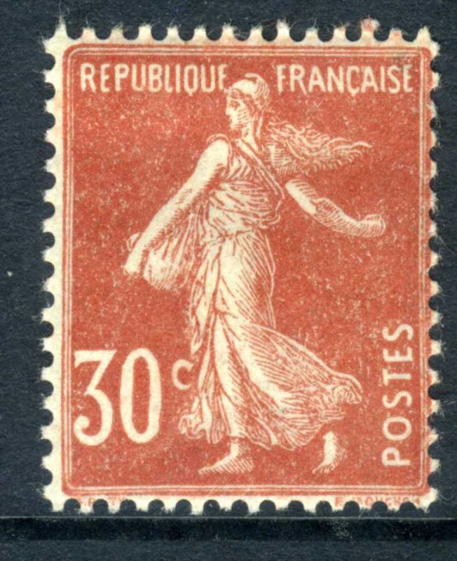 France 1922 MINT 30¢ Dull Scarlet Sower Mint Hinged Z279 ⭐⭐