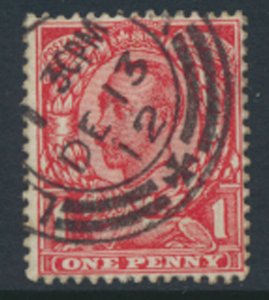 Great Britain SC# 154*  SG 342  George V Downey Head Used see detail & scans