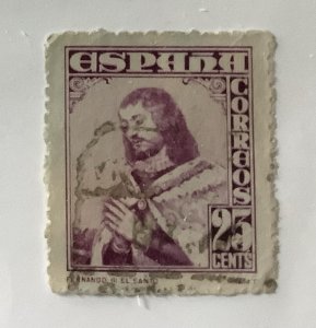 Spain 1948 - Scott 756 used - 25c, Ferdinan III, the Saint