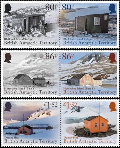 BRITISH ANTARCTIC TERRITORY BAT 2025 HISTORIC HUTS AND BASES
