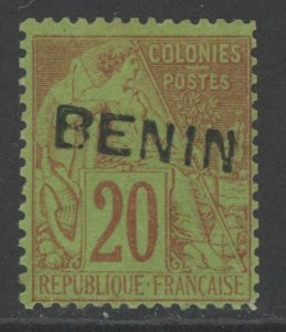 Benin 7 * mint HR expert marks on back (2306B 126)